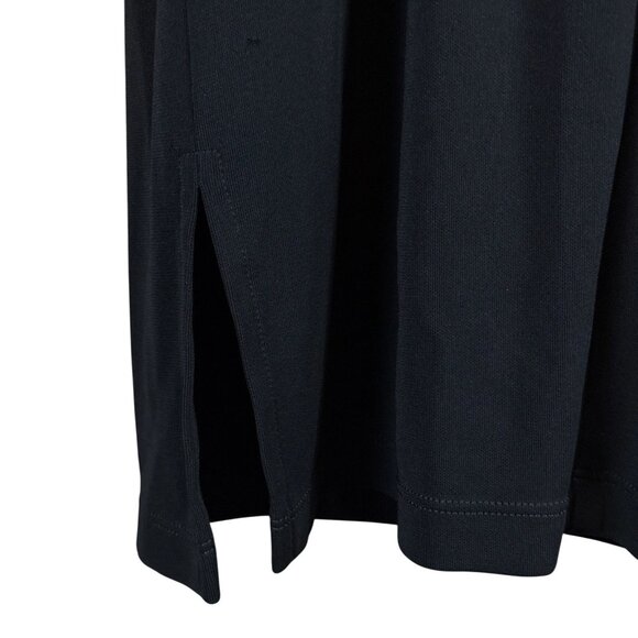 BCBG MaxAzria Faux Leather Keyhole Halter Cocktail Evening Dress Black Size 2 - Picture 7 of 9